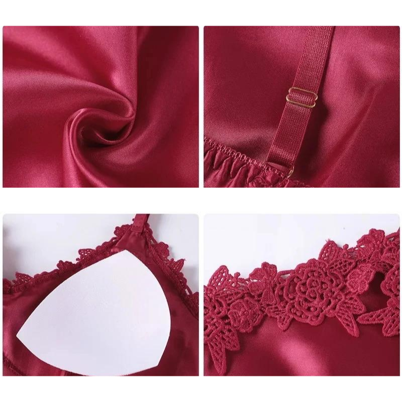5-in-1 Satin Nightwear Set