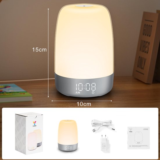 Charly | Aurora Wake-Up Light | Sunrise & Sunset | USB-C Rechargeable