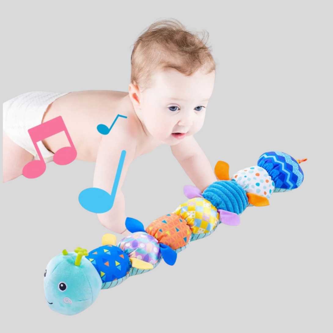 Charly | Baby Caterpillar Plush Rattle Toy