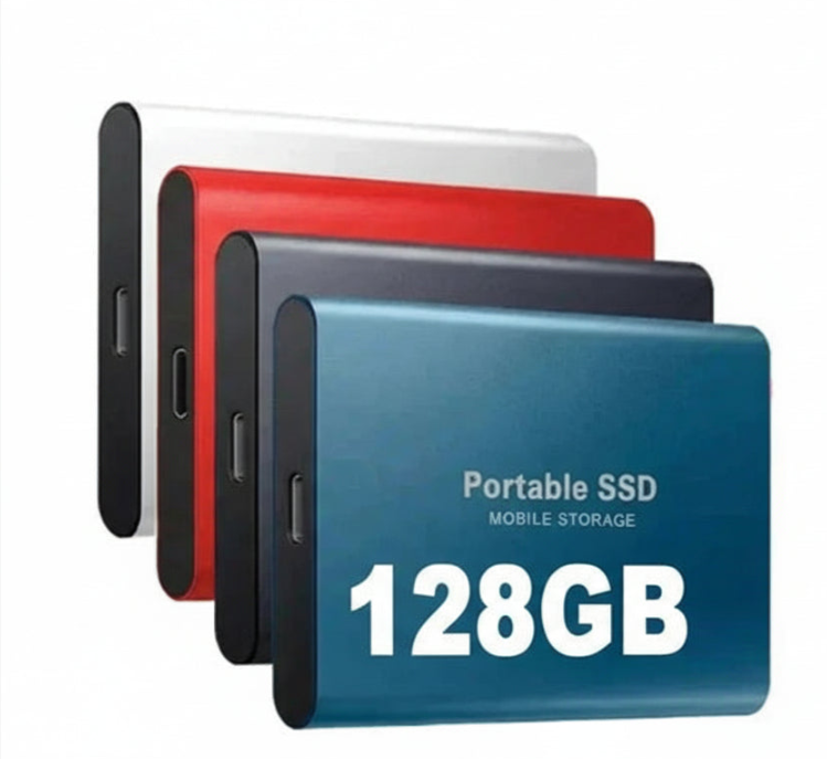 Charly | External Portable SSD 128GB – High Transfer Speed, USB-C
