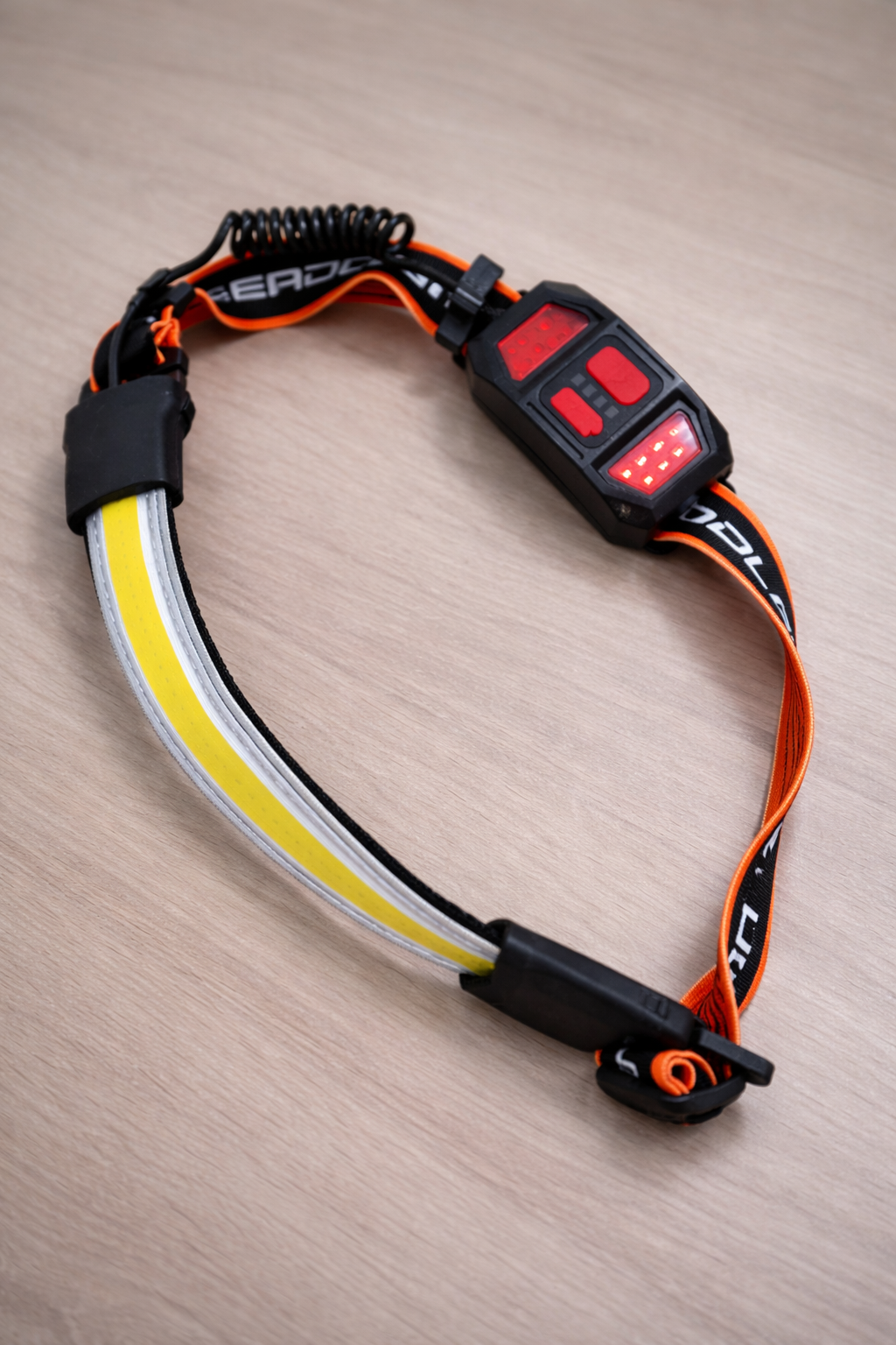 Charly | Hopedone Rechargeable Headlamp 1000 Lumens, 230° Wide Angle, Waterproof, 2-Pack, Orange