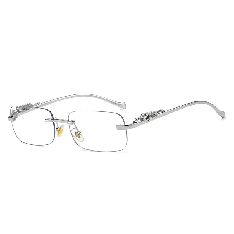 Charly | LEOPARDVIEW – Stylish Rimless Sunglasses with UV400 Protection