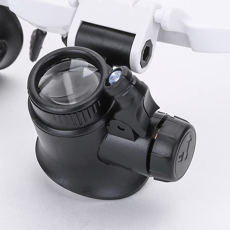 Charly | Magnifying Glasses with LED Lamps for Dual Eyes
