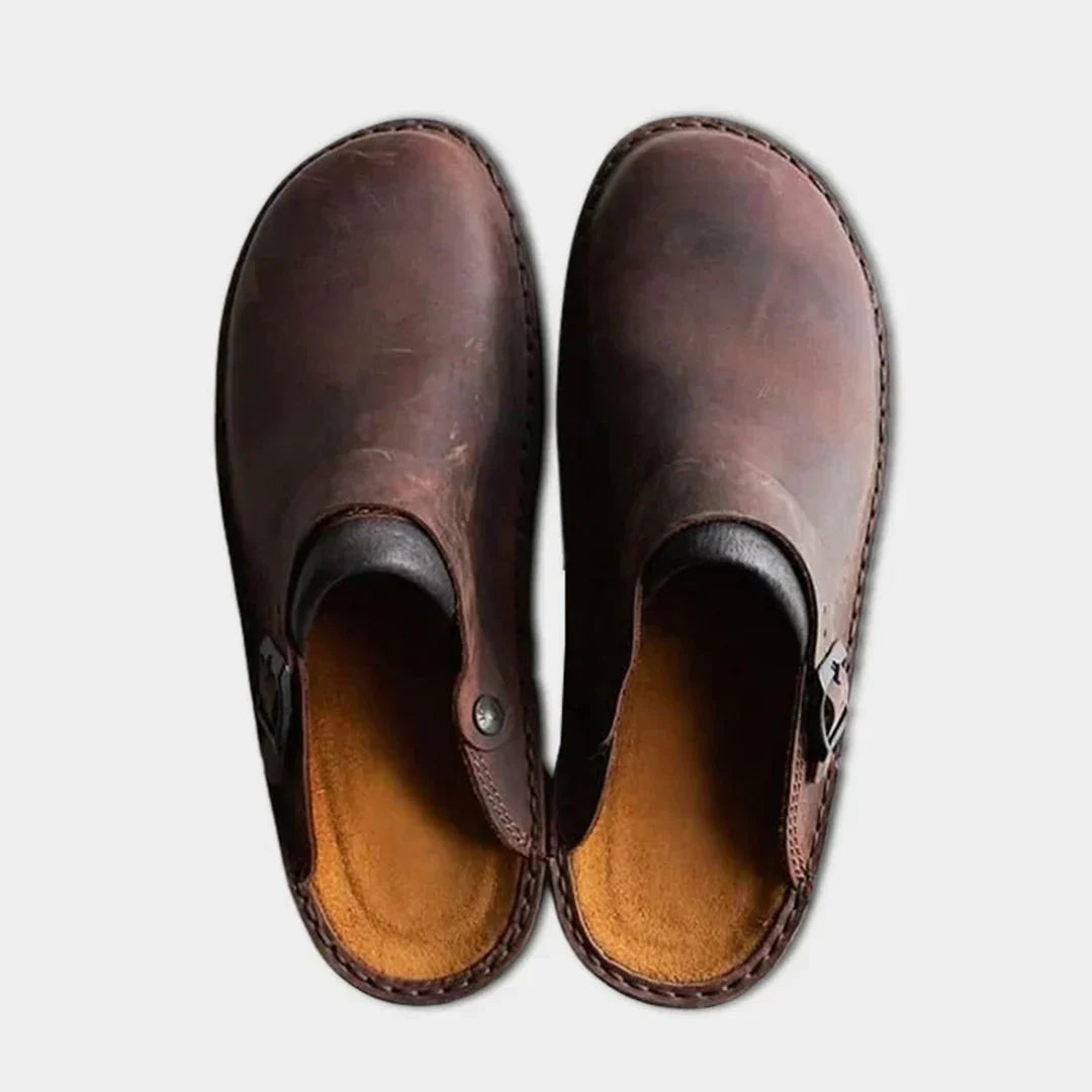 Charly | Men's Clogs With Buckle Strap