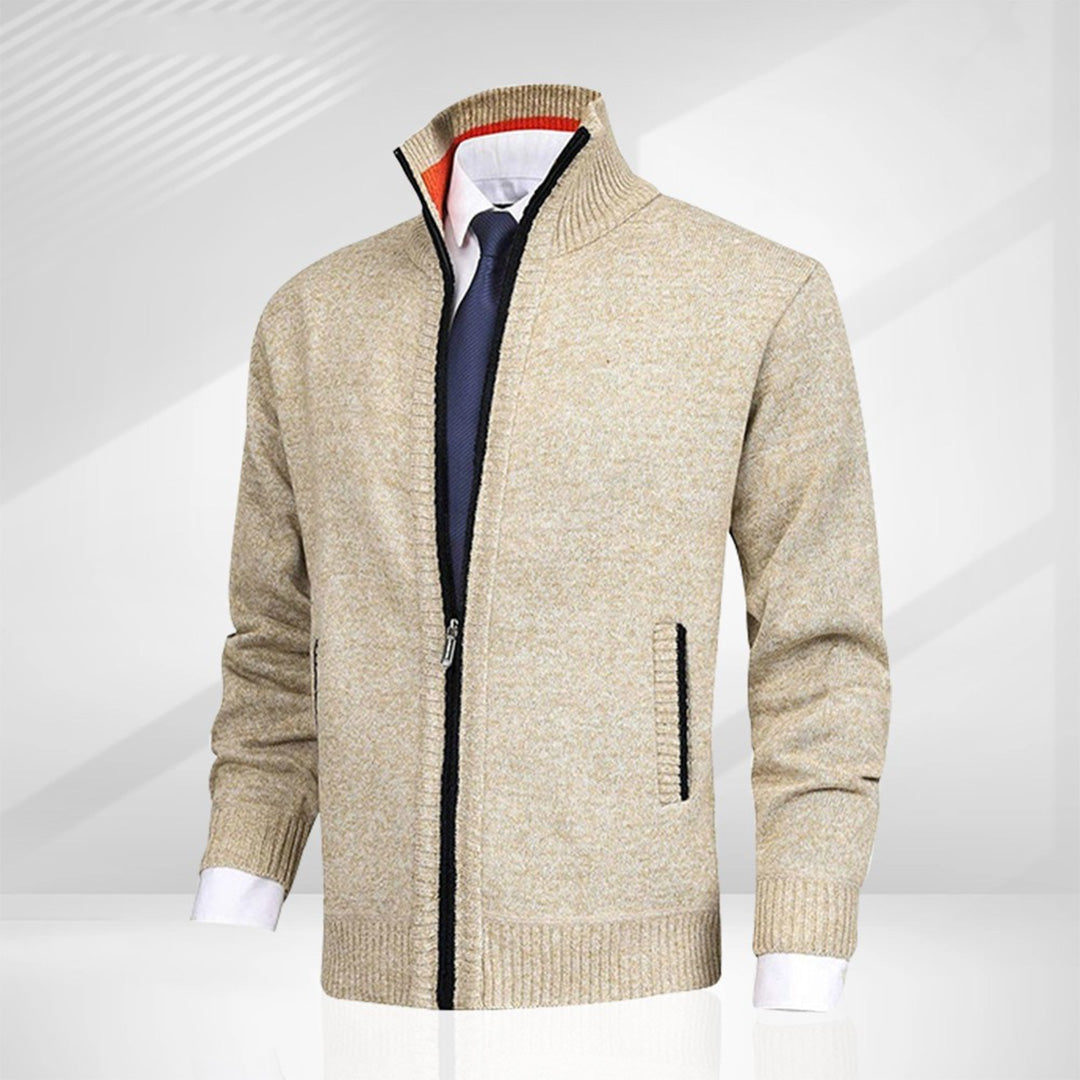Charly | Men's Full-Zip Knit Cardigan Jacket