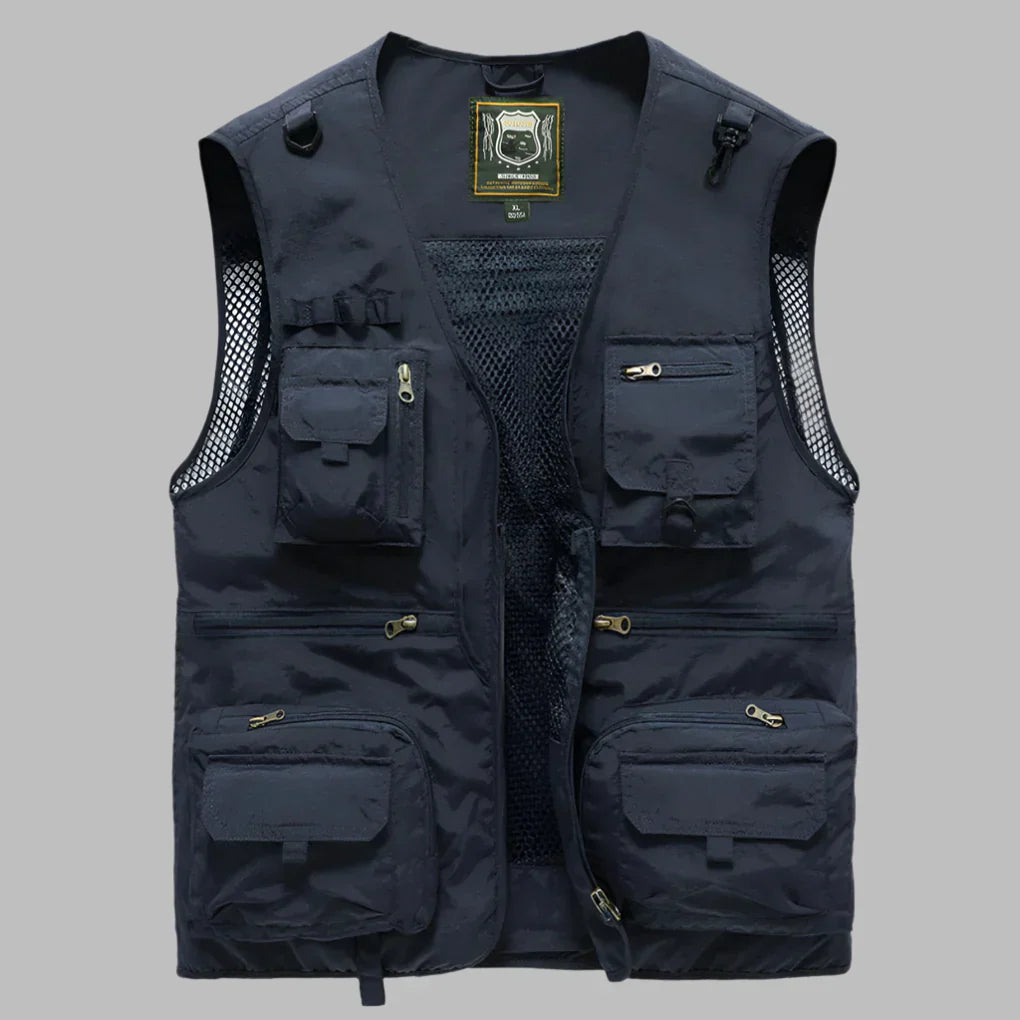 Charly | Men's Lightweight Vest with Multiple Pockets