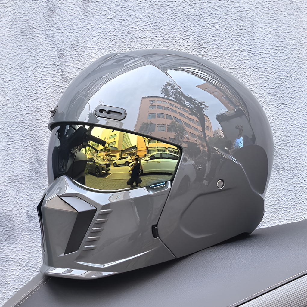 Charly | Motorcycle Helmet Full Face Modular Matte Black
