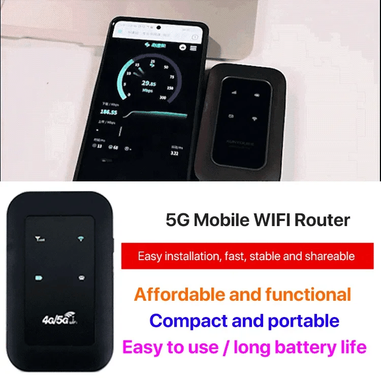 Charly | Portable 5G WiFi Router – High-Speed Mobile Wireless Internet Hotspot