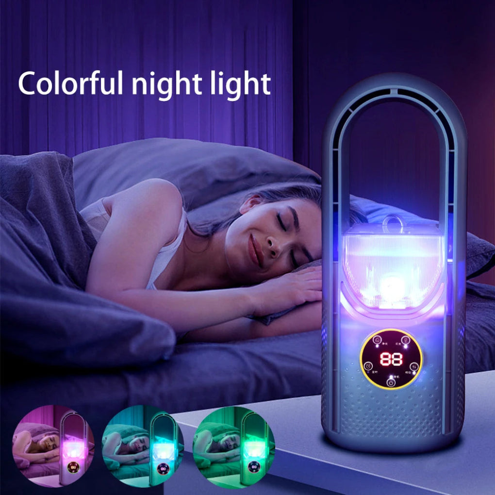 Charly | Portable bladeless fan with LED display