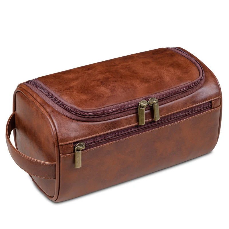 Charly | Premium leather toiletry bag for travelers