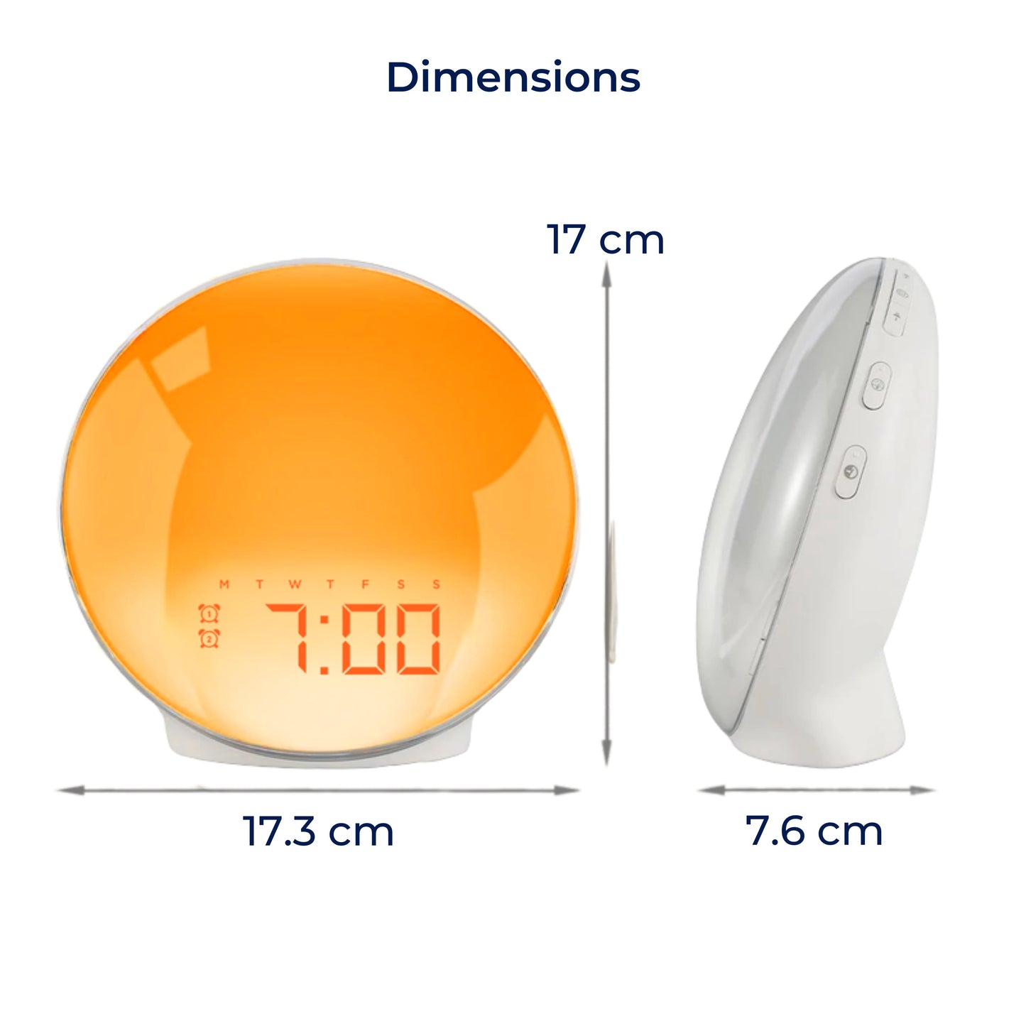 Charly | Sunrise Alarm Clock | Natural Wake-Up Light with Ambient Lighting for Deep Sleepers & Dark Mornings