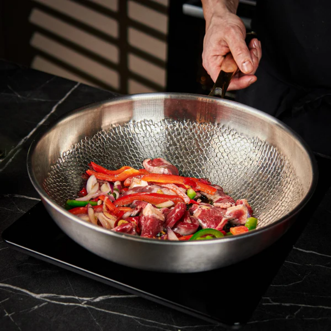 Charly | Titanium Frying Pan | Non-Toxic, Naturally Non-Stick & Ideal for Healthy Cooking