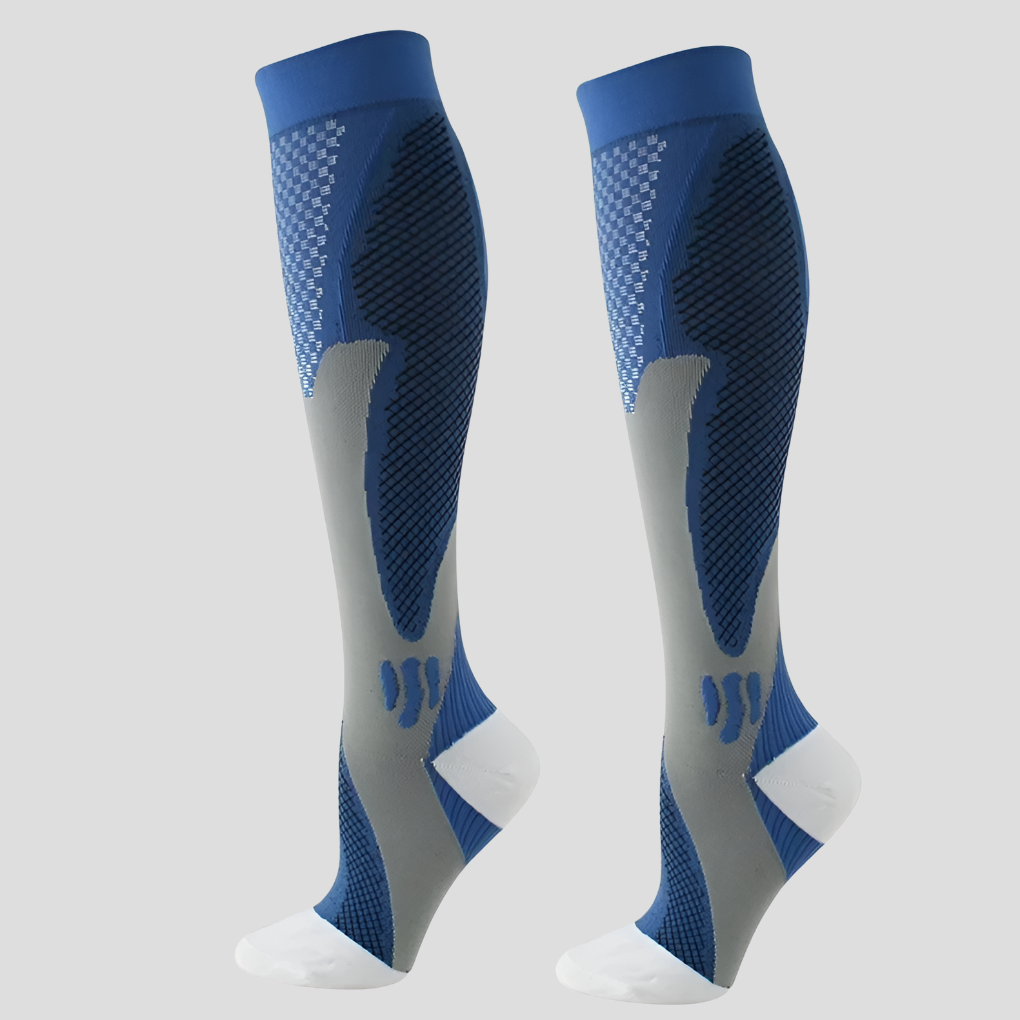 Charly | Unisex Compression Knee High Socks with Textured Accents