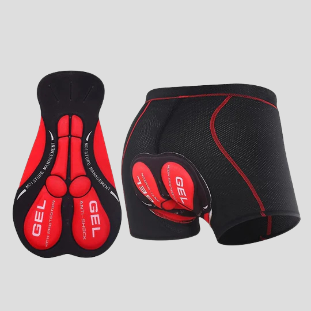 Charly | Unisex Padded Cycling Shorts with Gel Cushion