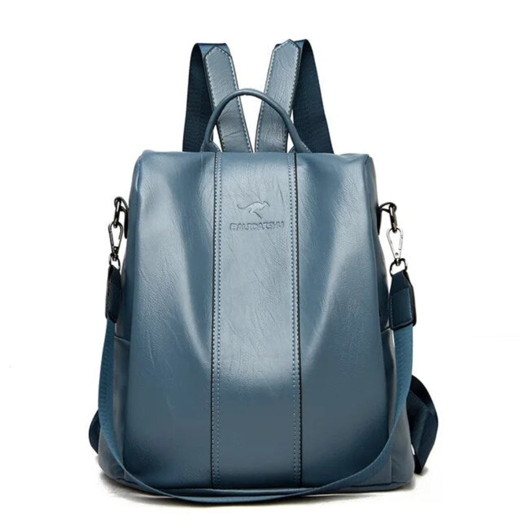 Charly | Women's Anti-Theft Backpack - Convertible Leather Style