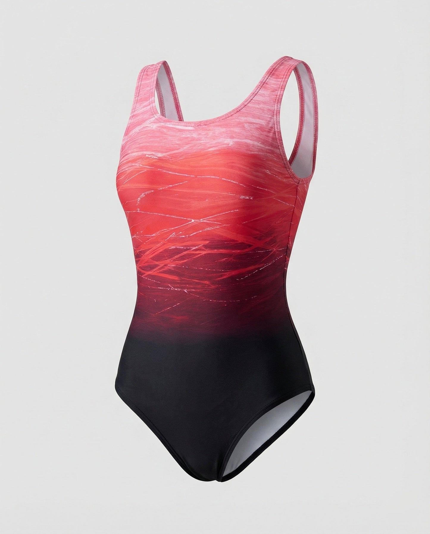 Charly | Women's One-Piece Sports Swimsuit with Ombre Design & Quick-Drying