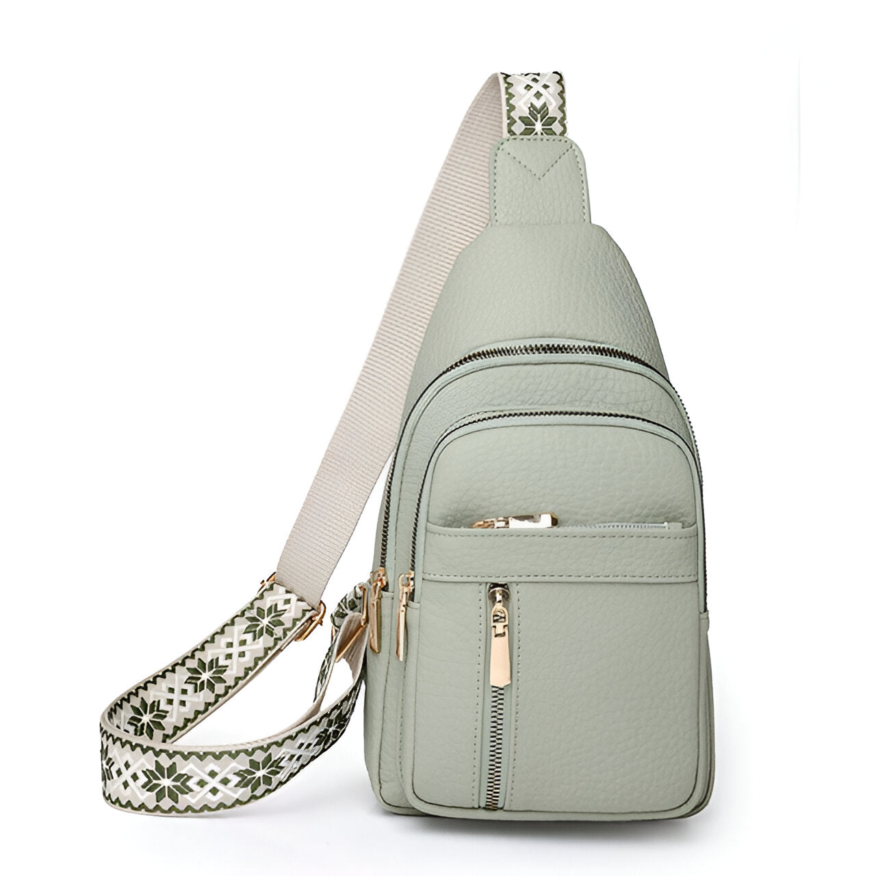 Charly | Women's Sling Bag with Patterned Strap