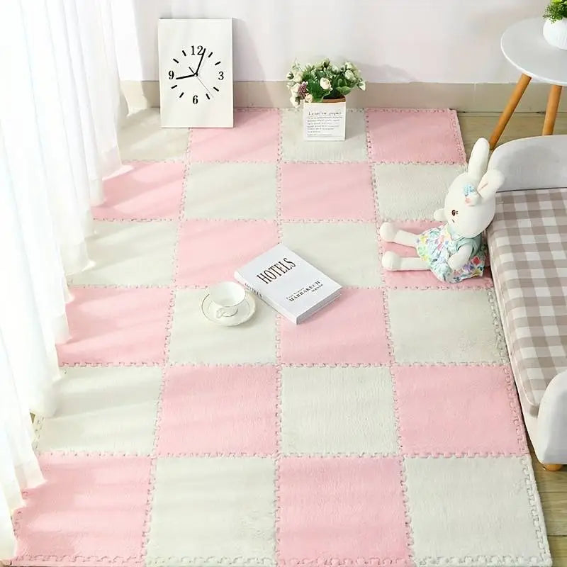 Comfortable and Cute Puzzle Mat (Set of 10 Squares)