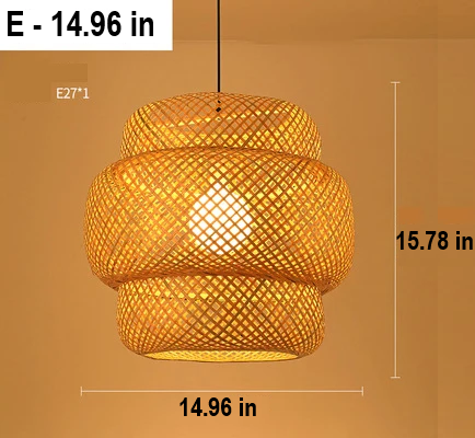 Handmade Rattan Pendant Lamp - RayaLicht