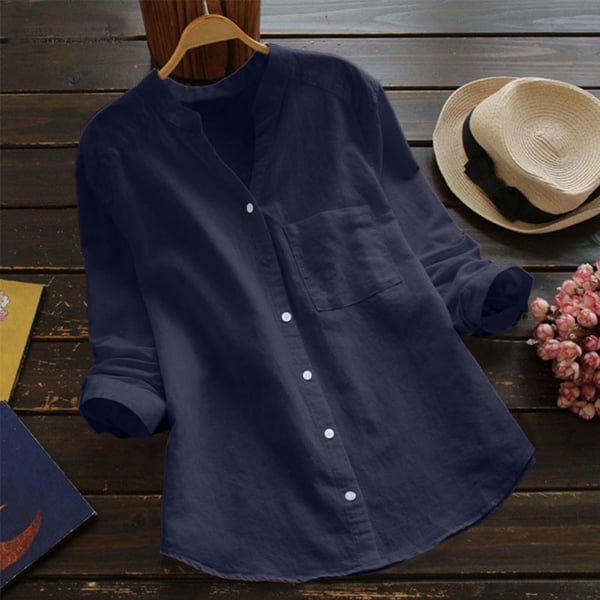 Vera - Casual, Loose Cotton Shirt