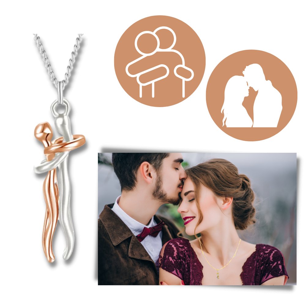(1+1 Free) HugNecklace - seal your love