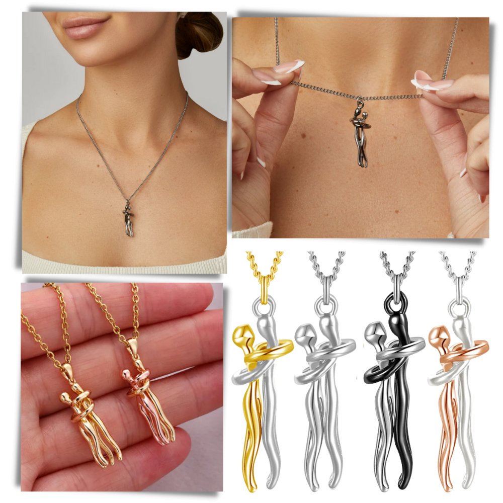 (1+1 Free) HugNecklace - seal your love
