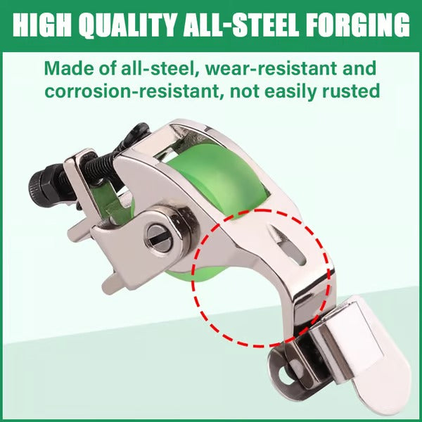1+1 Free | Versatile Walking Foot for Sewing Machines – Adjustable for Perfect Hems | Green & Yellow