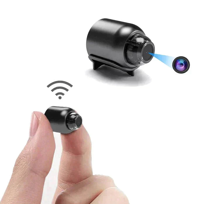 2-pack mini WiFi security cameras - Wireless HD night vision for baby and pet monitoring