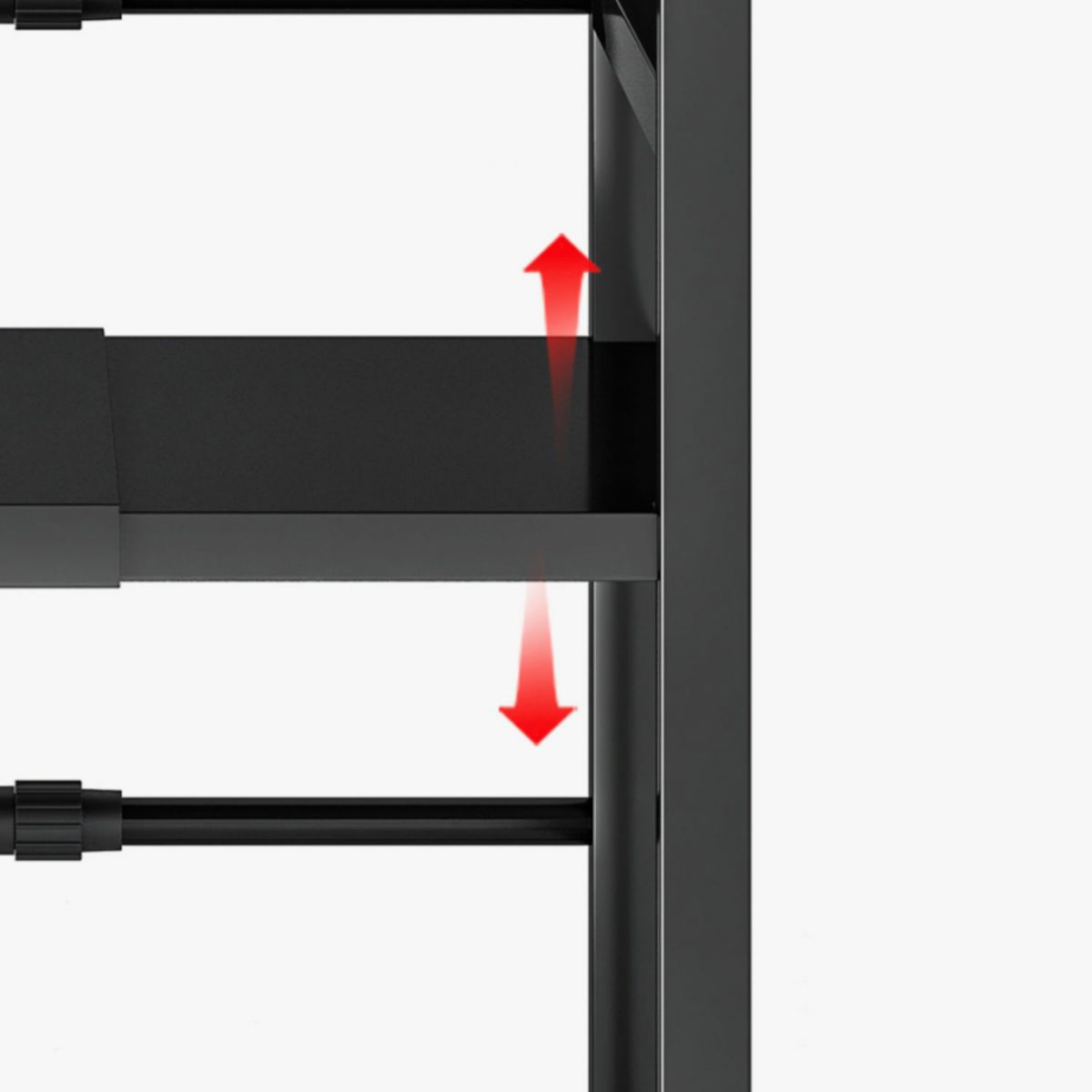 Adjustable Storage Shelf for Microwaves
