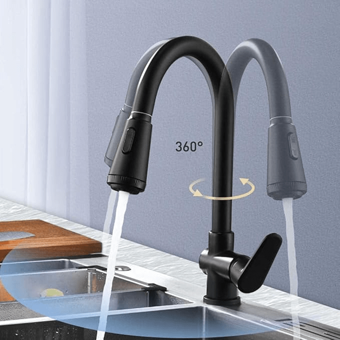 AQUAREACH – Touch kitchen faucet with pull-out spray head