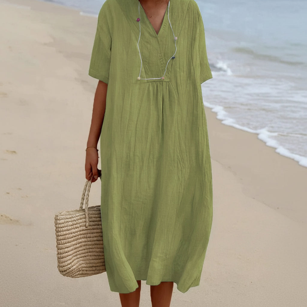 ARIA DRESS - cotton-linen summer dress for ultimate comfort