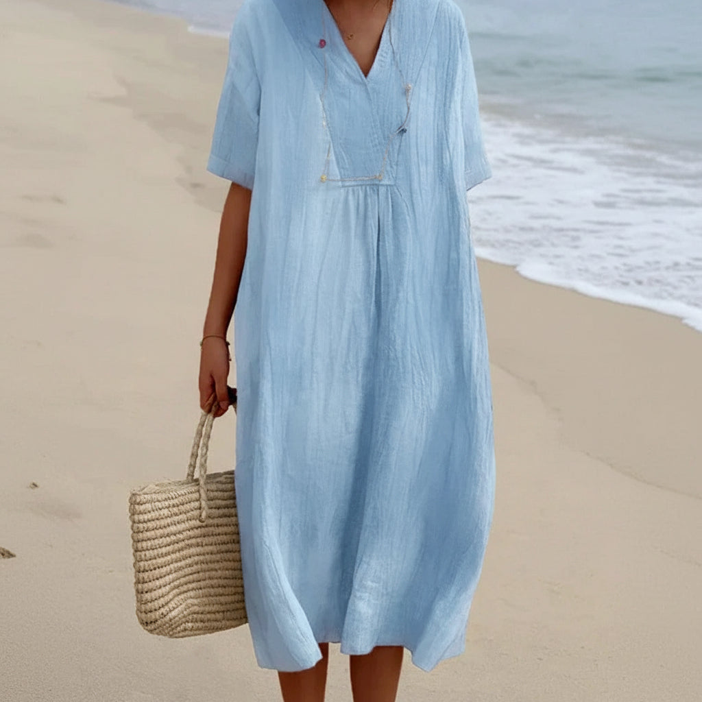 ARIA DRESS - cotton-linen summer dress for ultimate comfort
