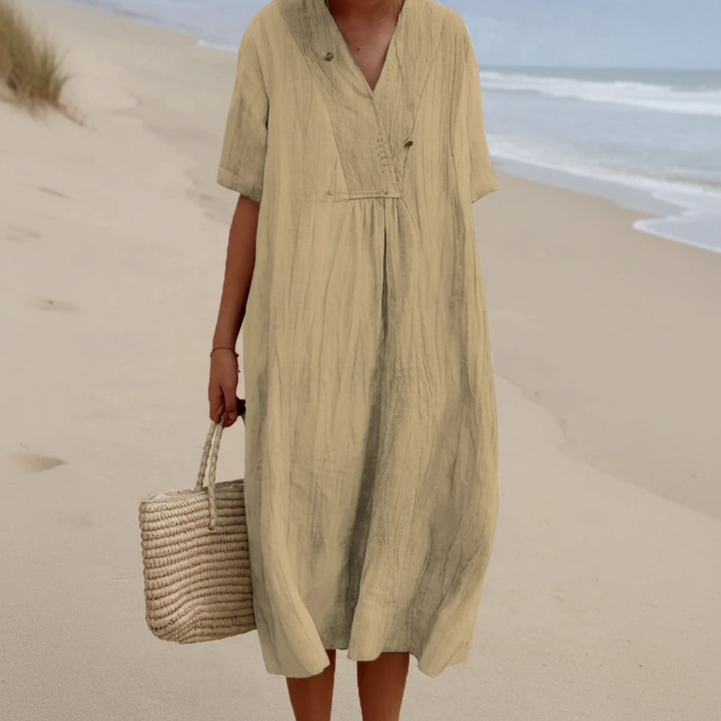 ARIA DRESS - cotton-linen summer dress for ultimate comfort