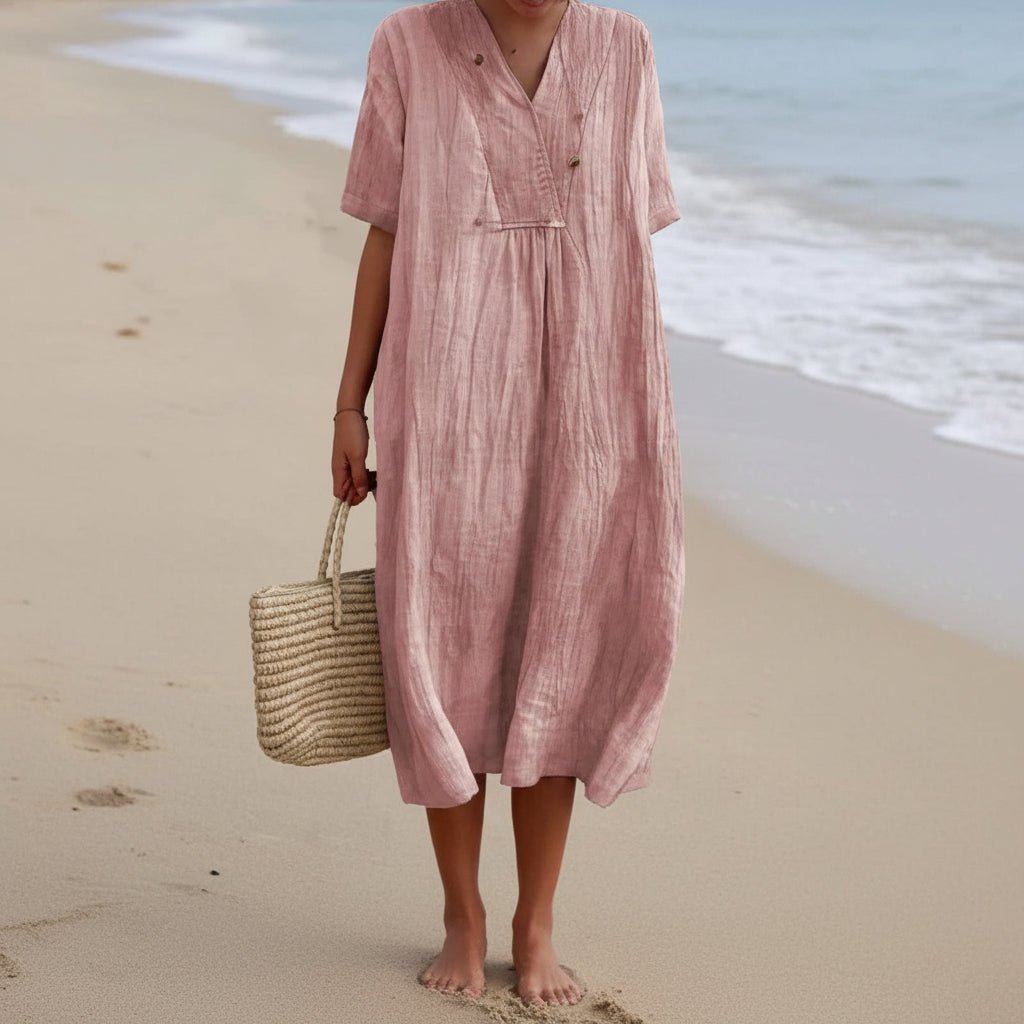 ARIA DRESS - cotton-linen summer dress for ultimate comfort