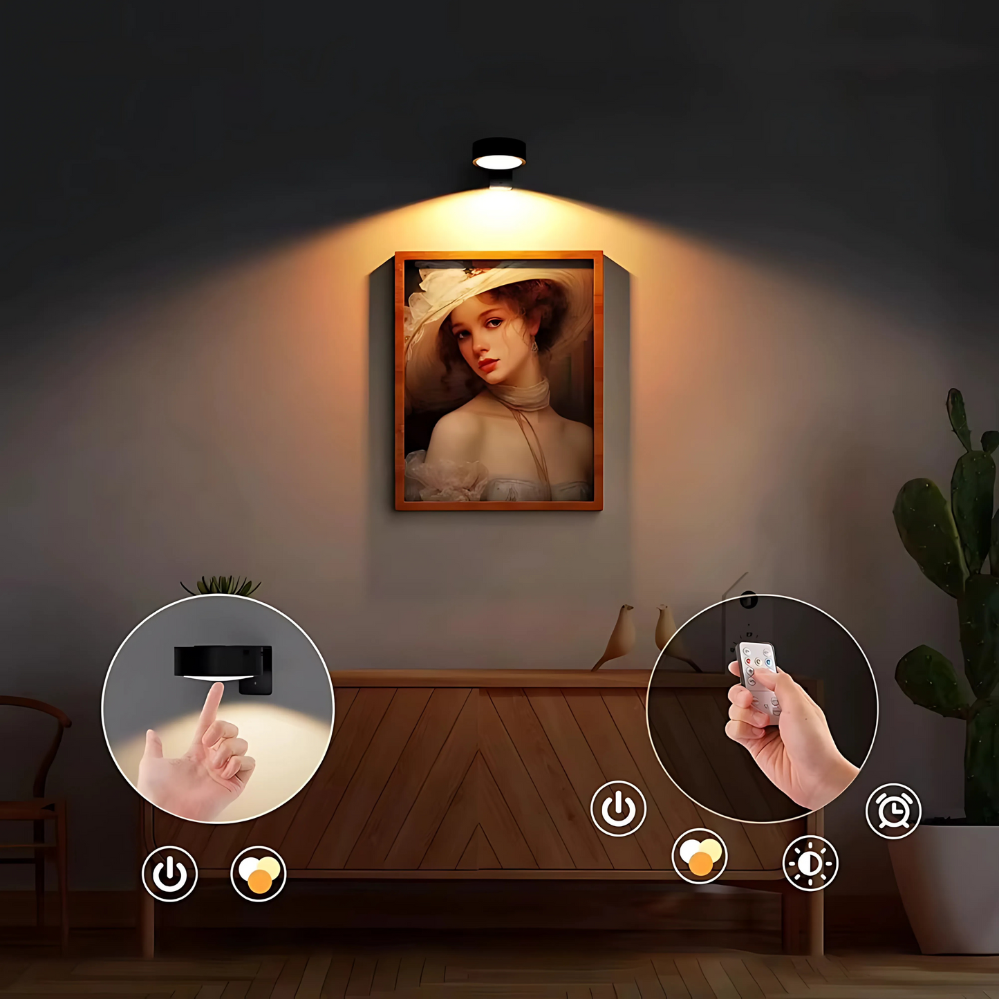 ArtGlow – Rechargeable Magnetic Picture Lamp