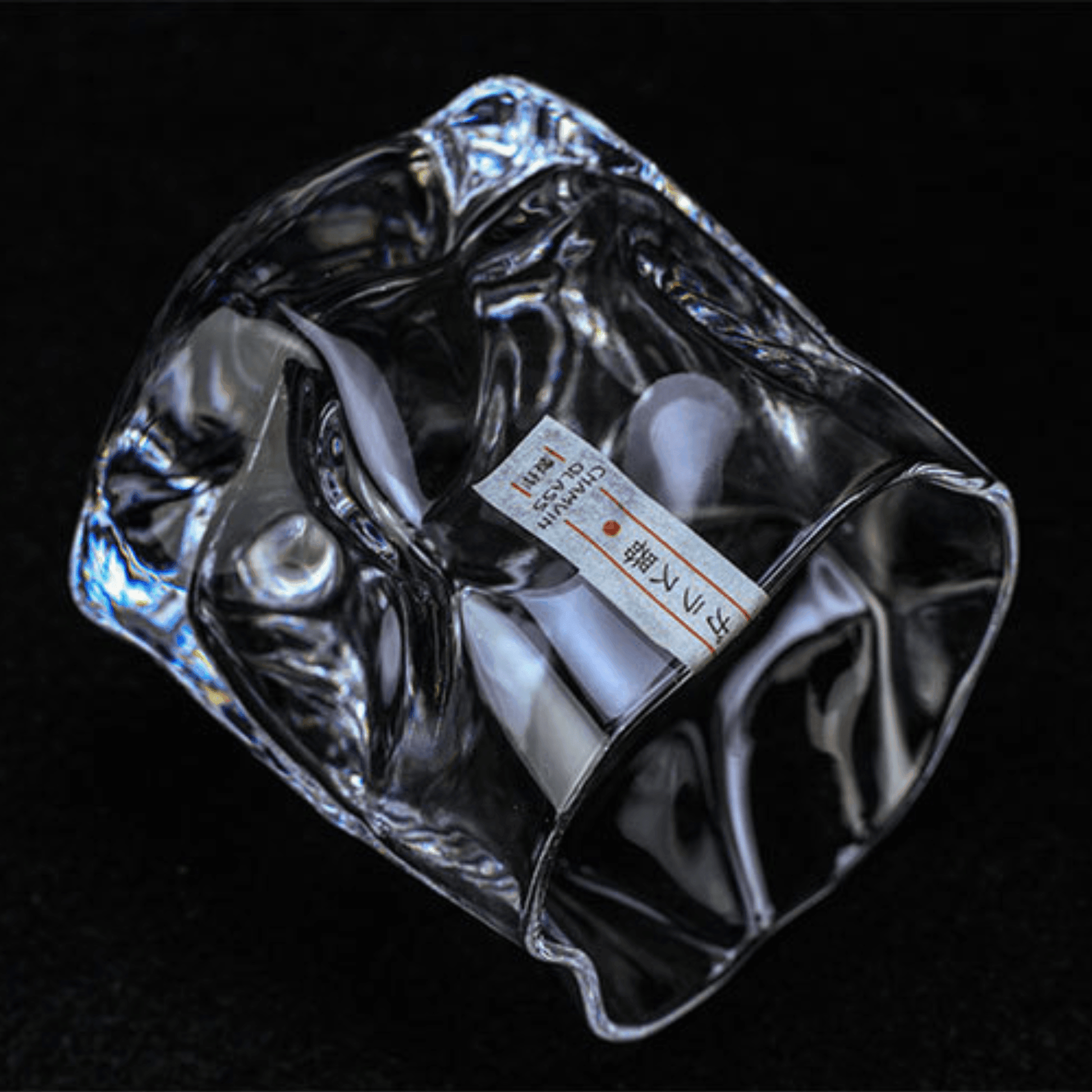 Astra Kiriko Crumple Whisky Glass Edo Craft Artisan