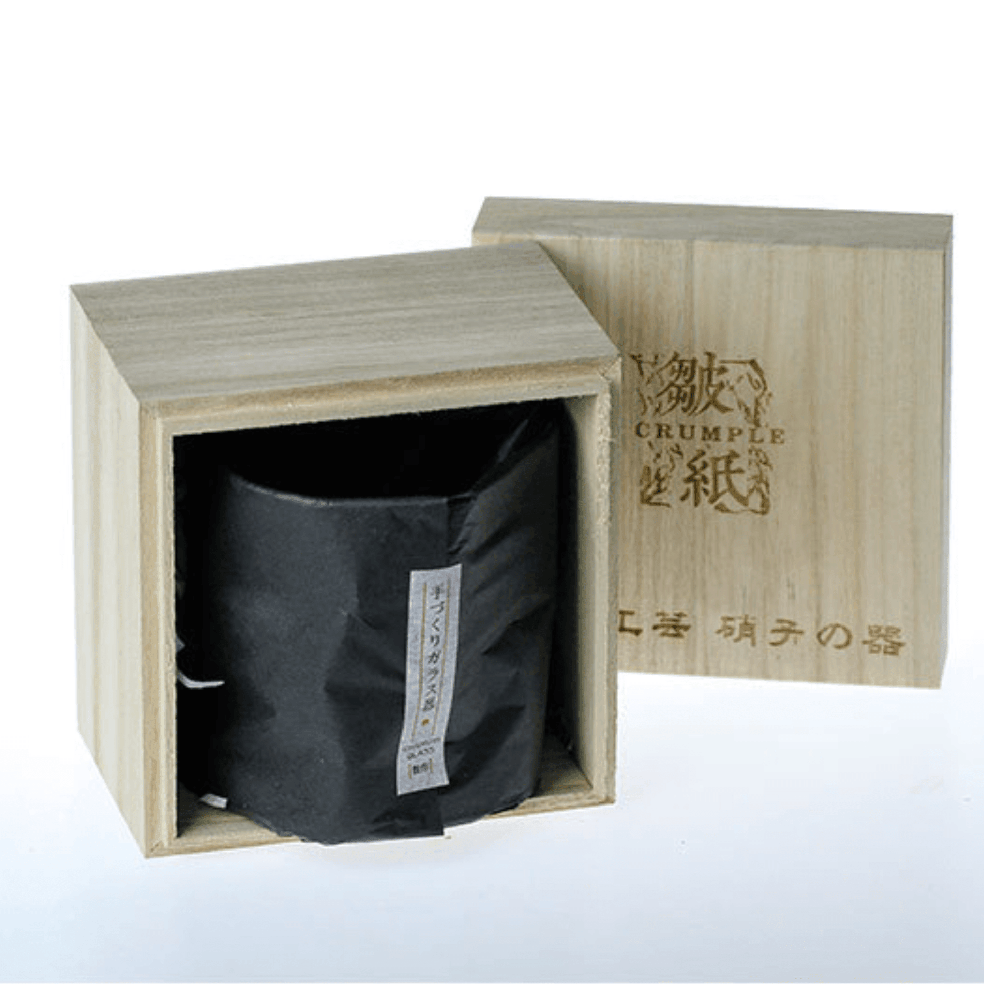 Astra Kiriko Crumple Whisky Glass Edo Craft Artisan