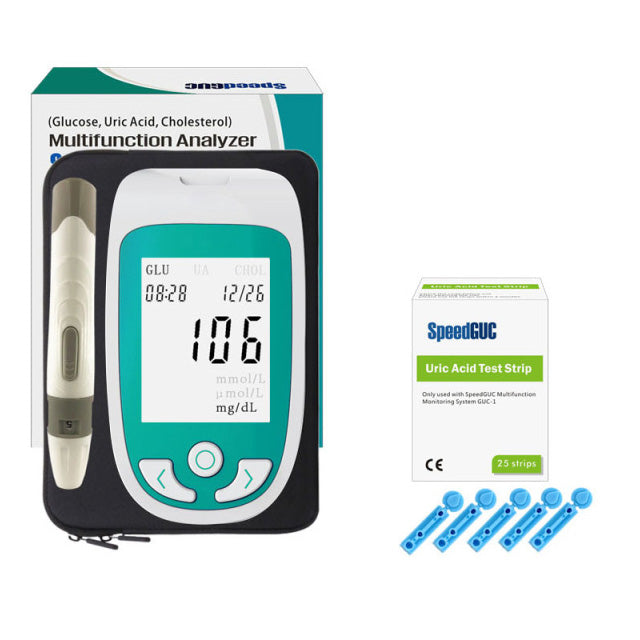 AstraGuard Health Monitor: Cholesterol, Glucose & Uric Acid