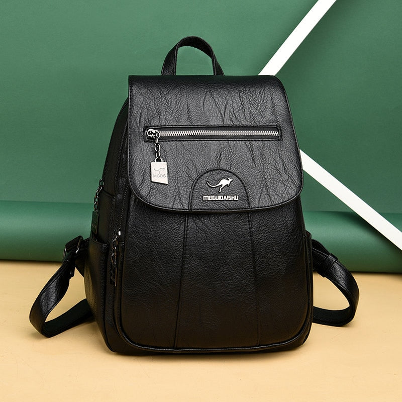 Aurelia Premium Everyday Leather Backpack for Women
