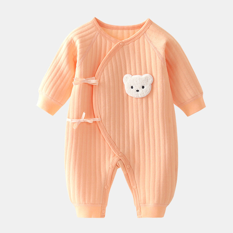 Baby romper with bear - Spring & autumn clothing