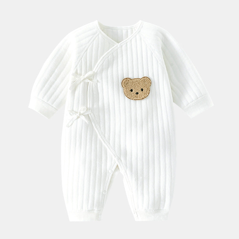 Baby romper with bear - Spring & autumn clothing