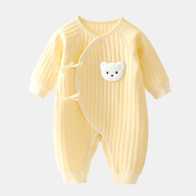 Baby romper with bear - Spring & autumn clothing