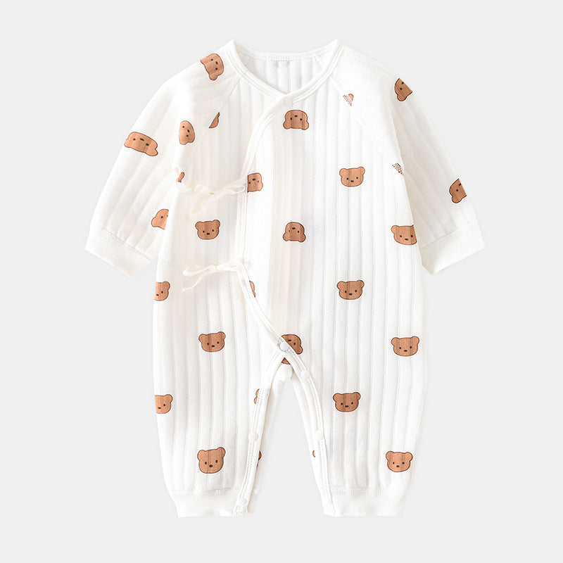 Baby romper with bear - Spring & autumn clothing