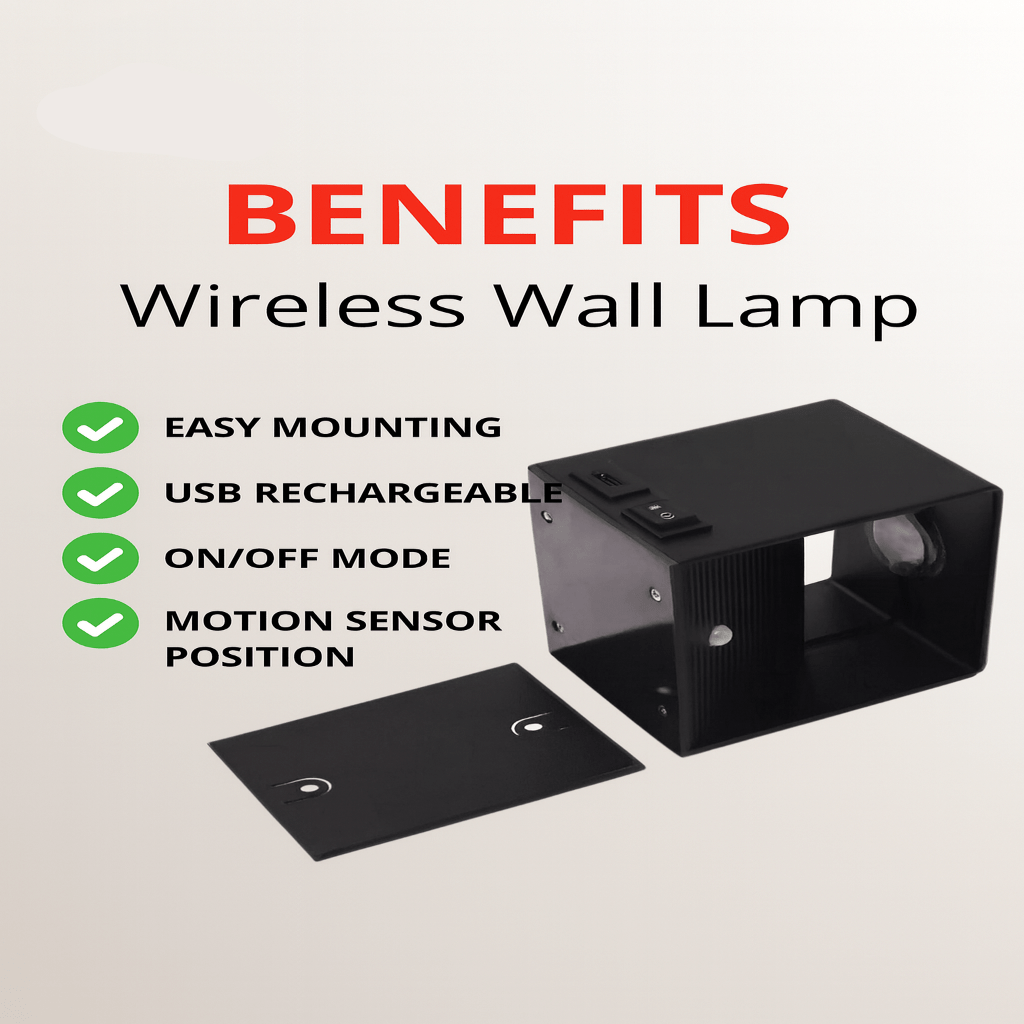 BEAMFLEX – Wireless LED Wall Light with Adjustable Light Beam