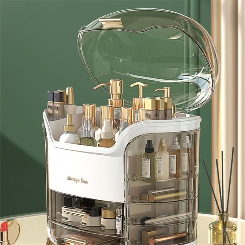 BEAUTYSENSE Makeup Organizer – Dustproof & Waterproof Cosmetic Case with Elegant Design