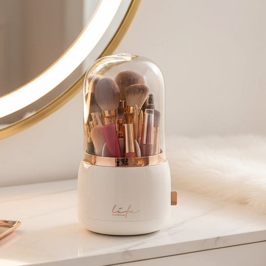 BEAUTYSENSE Makeup Organizer – Dustproof & Waterproof Cosmetic Case with Elegant Design