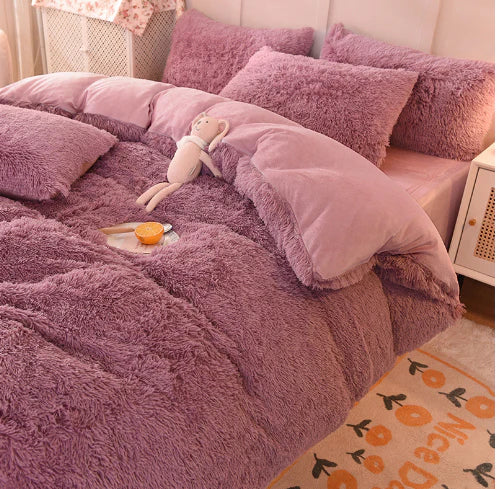 Candy-Colored Soft Duvet Cover - FluffCandy