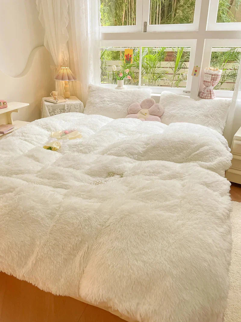 Candy-Colored Soft Duvet Cover - FluffCandy