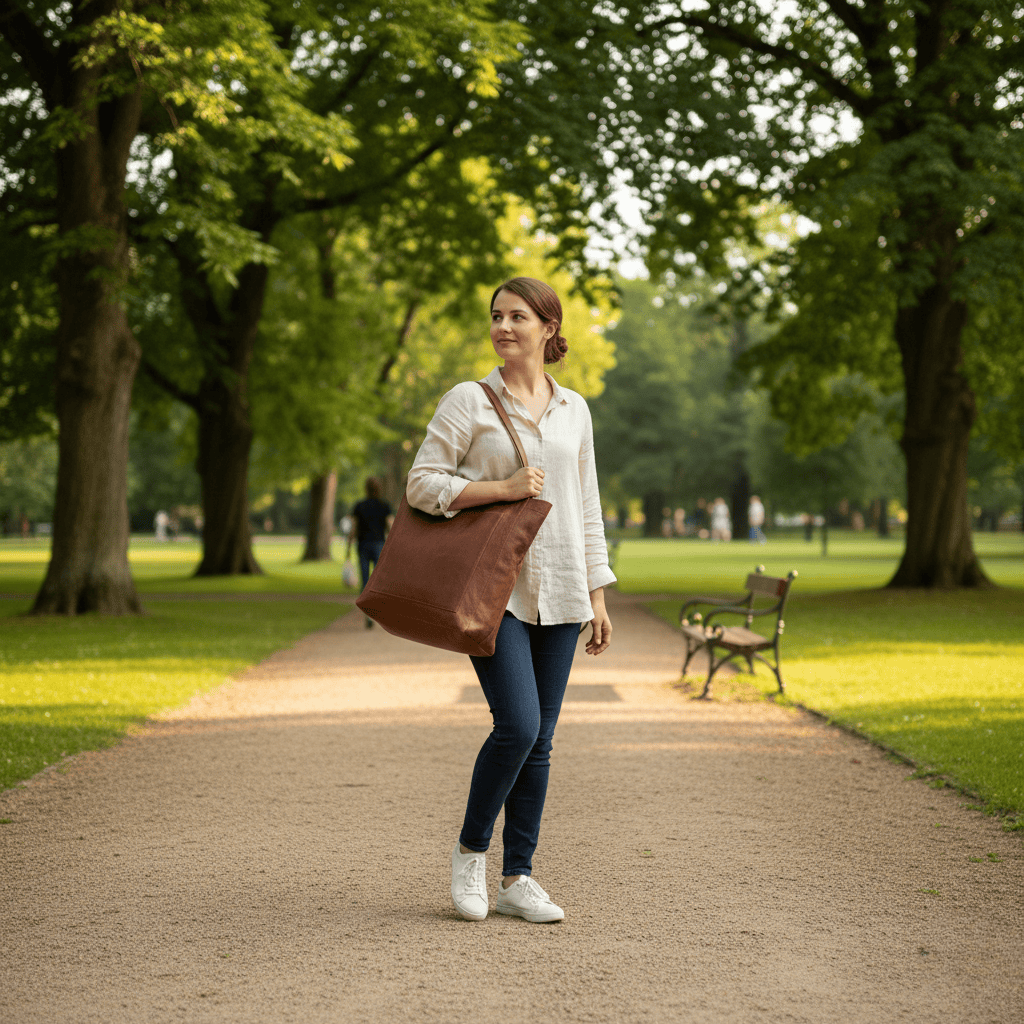 CARMÉ – Durable Shoulder Bag Made of Soft Artificial Leather