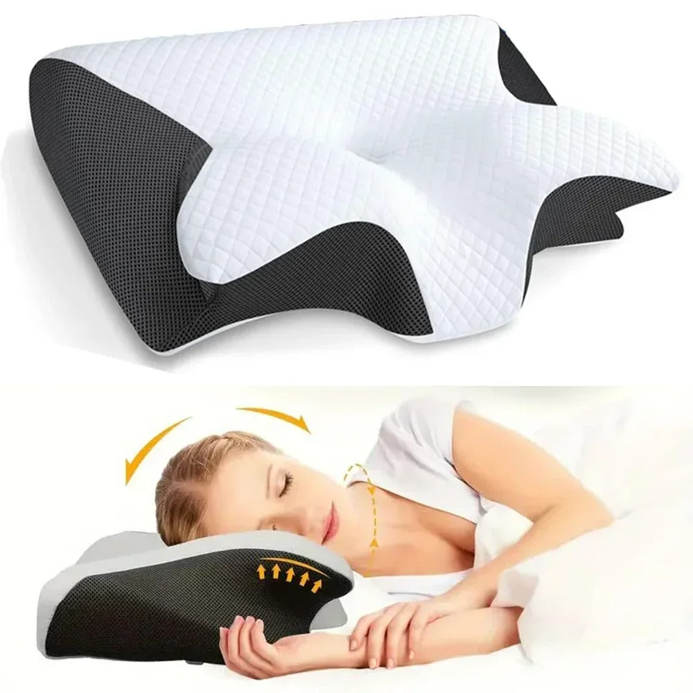 Cervical Memory Foam Pillow – Restorative Sleep Without Pain